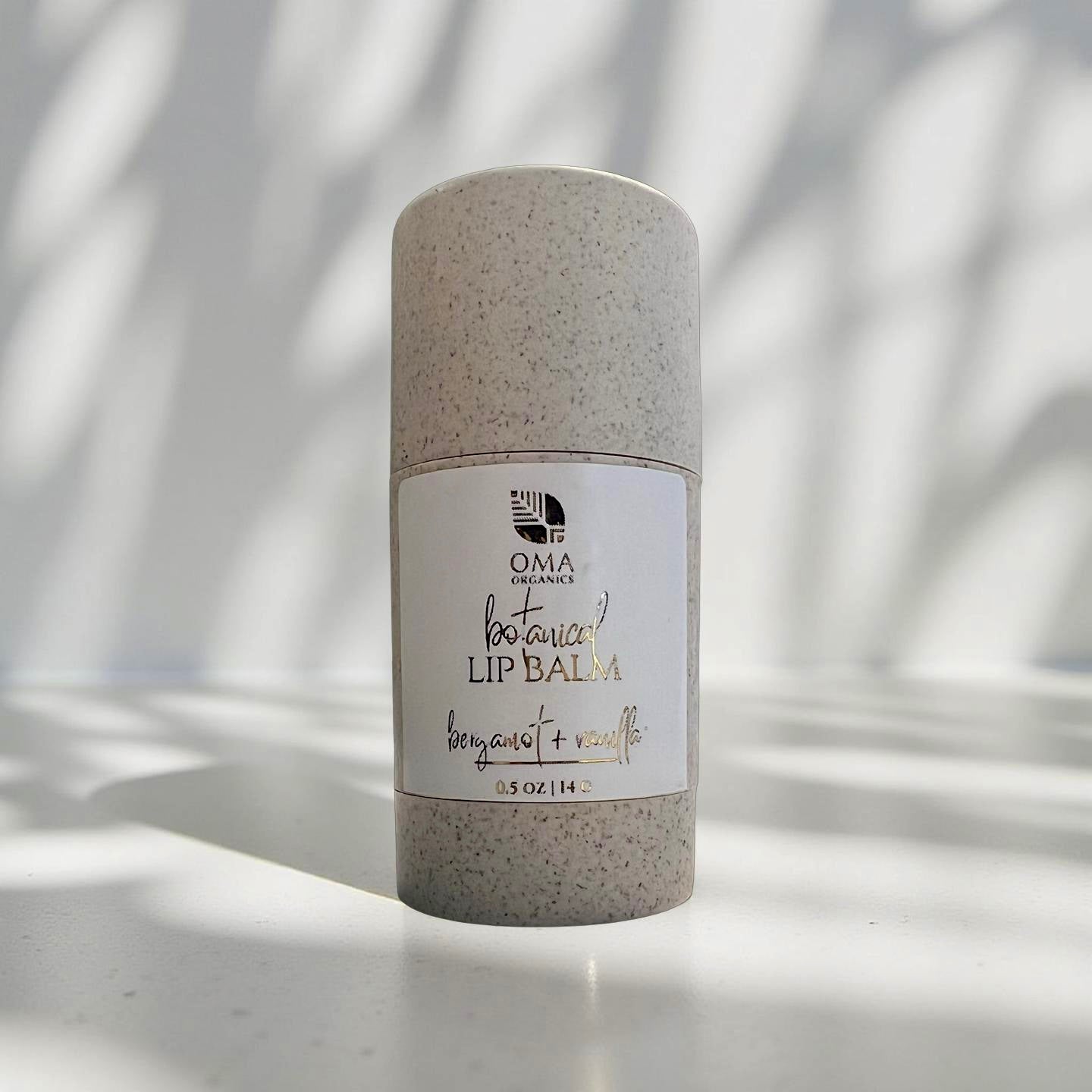 Botanical Lip Balm – Bergamot + Vanilla (Refillable)