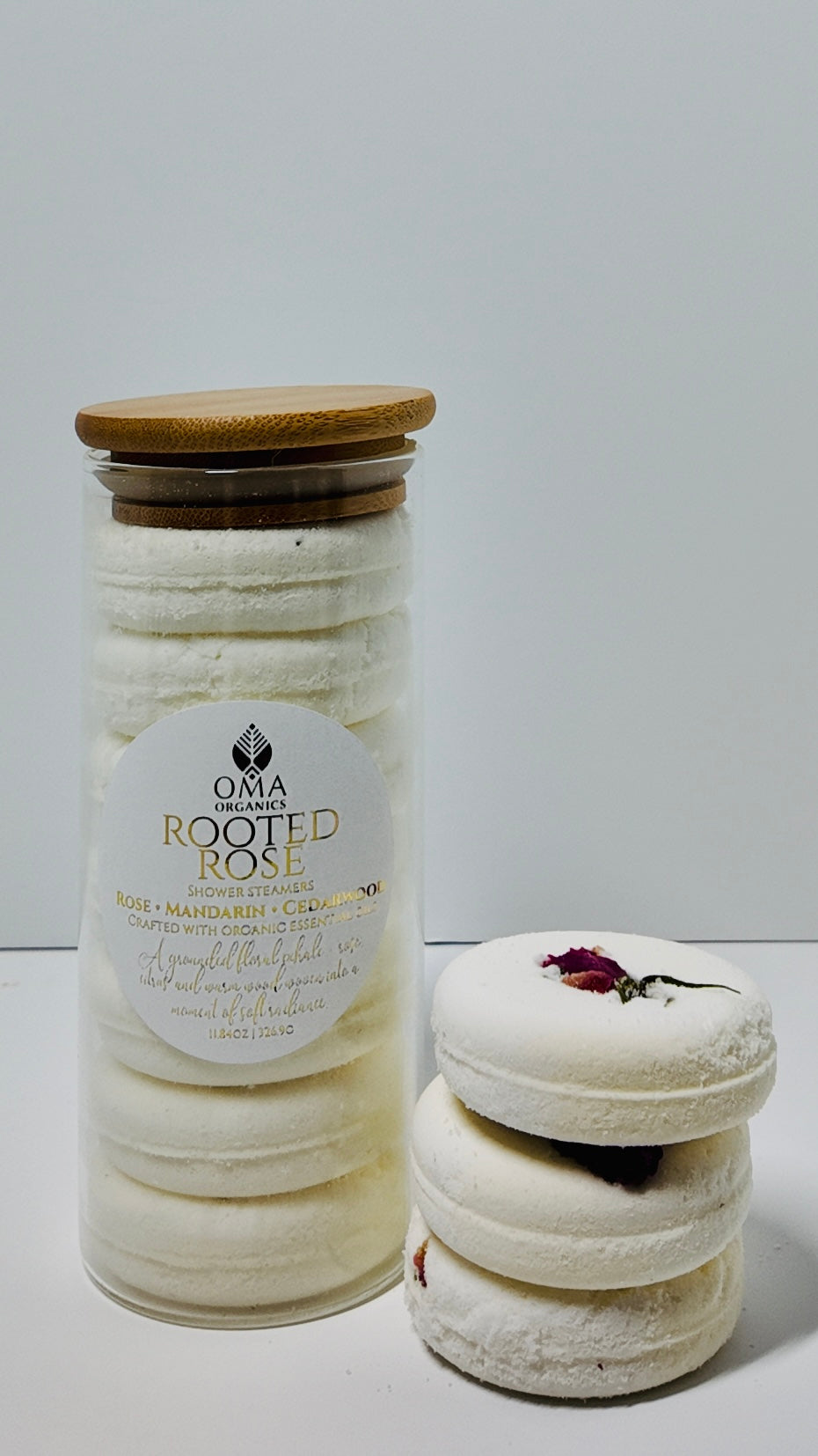 ROOTED ROSE aromatherapy shower steamer