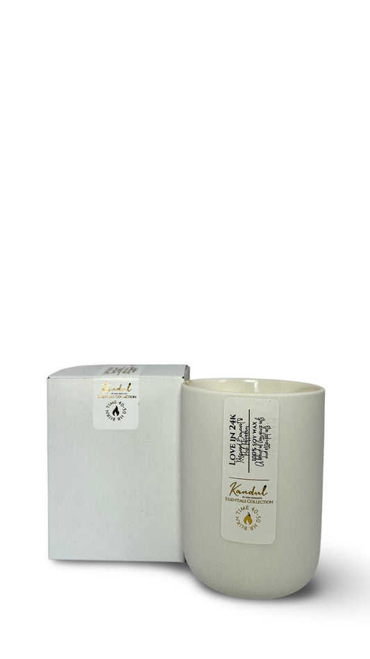 LOVE IN 24k botanical candle